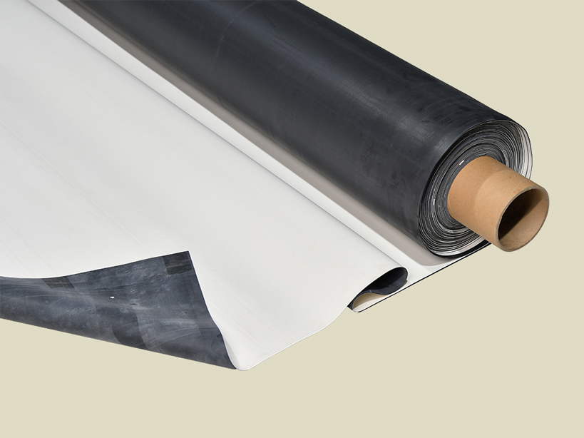 White On Black EPDM Membrane